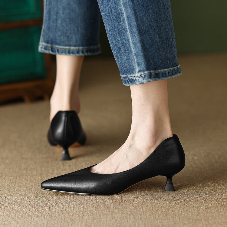 Anna-Berg | Classic Pointed Toe Pumps