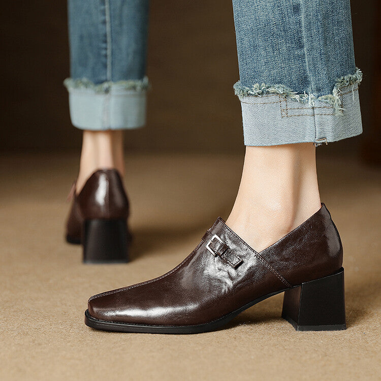 Anna-Berg | Genuine Leather Heels