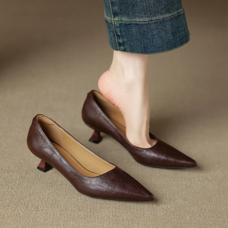 Anna-Berg | Genuine Leather Heels