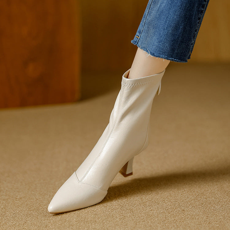 Anna-Berg | Leather Ankle Boots