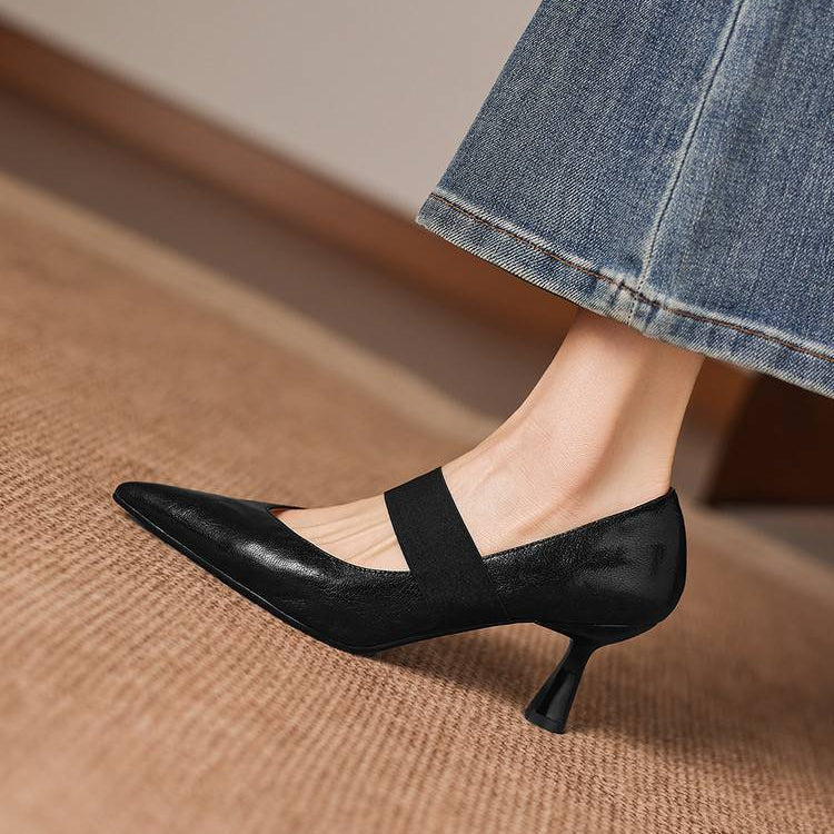 Anna-Berg | Genuine Leather Heels