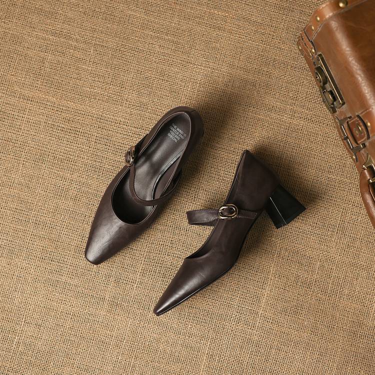 Anna-Berg | Genuine Leather Heels