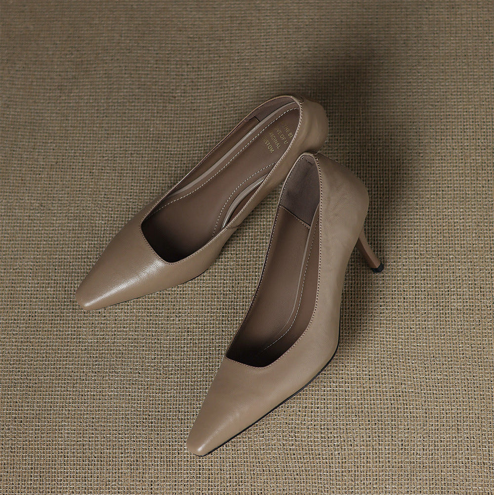 Anna-Berg | Genuine Leather Heels