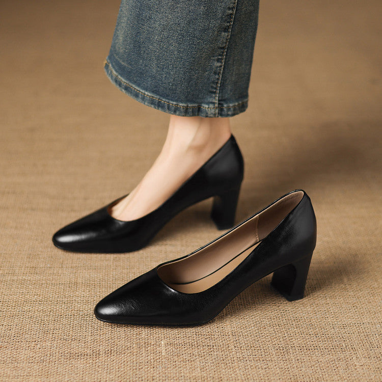 Anna-Berg | Genuine Leather Heels
