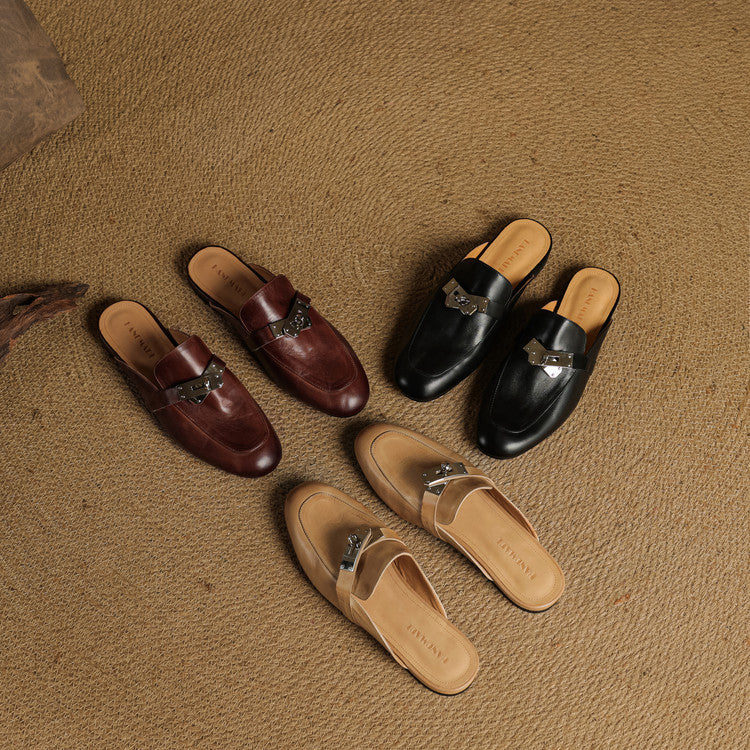 Anna-Berg | Genuine Leather Mules