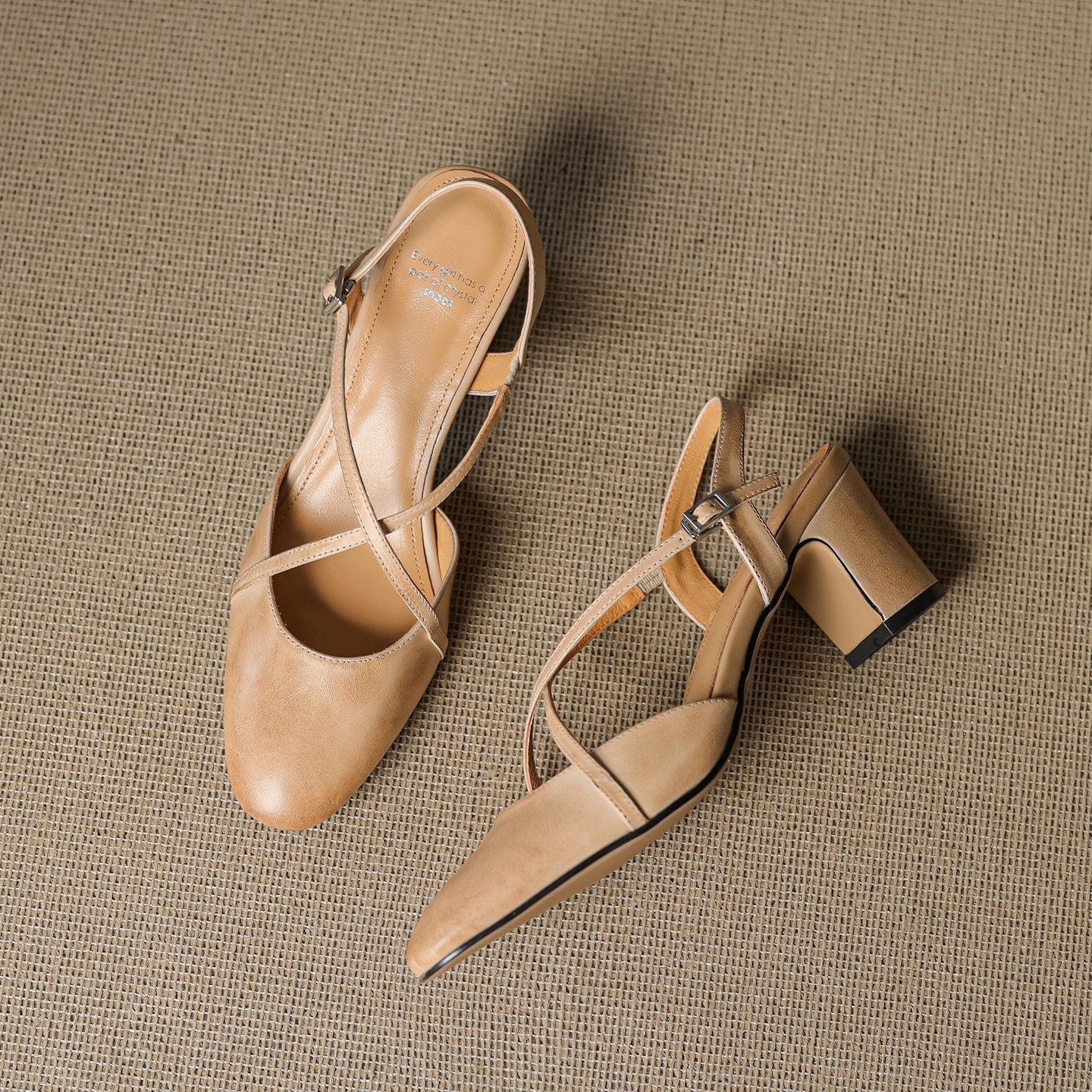 Anna-Berg | Leather Slingback Heels