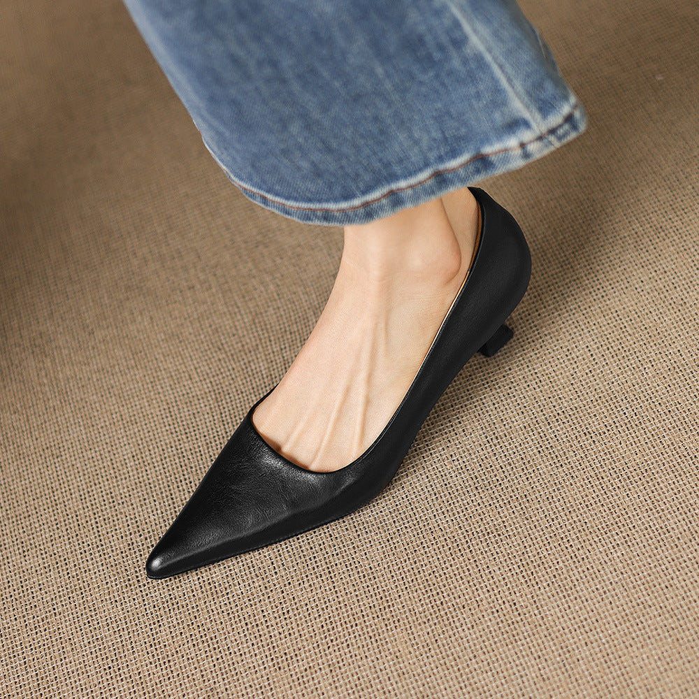 Anna-Berg | Genuine Leather Heels