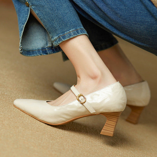 Anna-Berg | Genuine Leather Heels