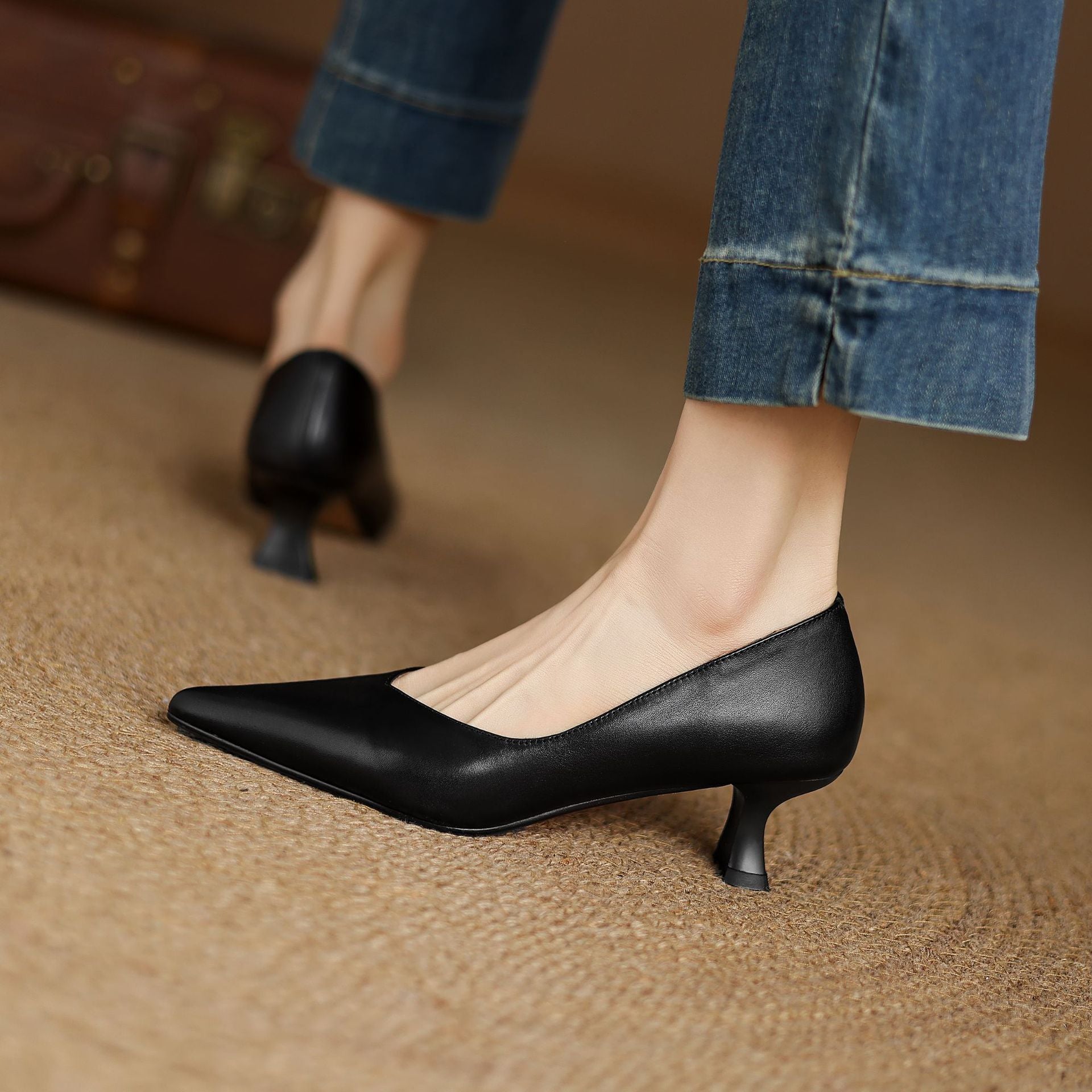 Anna-Berg | Genuine Leather Heels