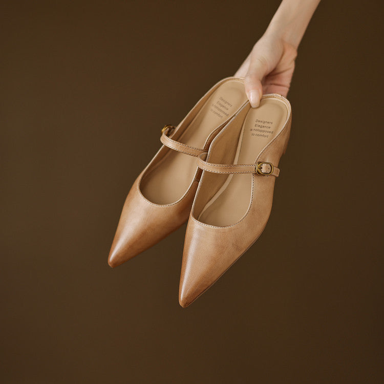 Anna-Berg | Genuine Leather Mules