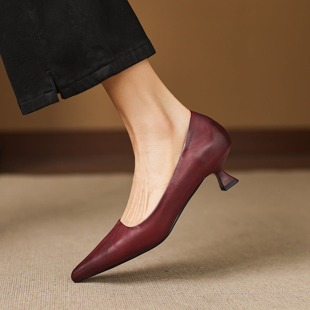 Anna-Berg | Genuine Leather Heels