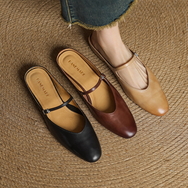 Anna-Berg | Genuine Leather Mules
