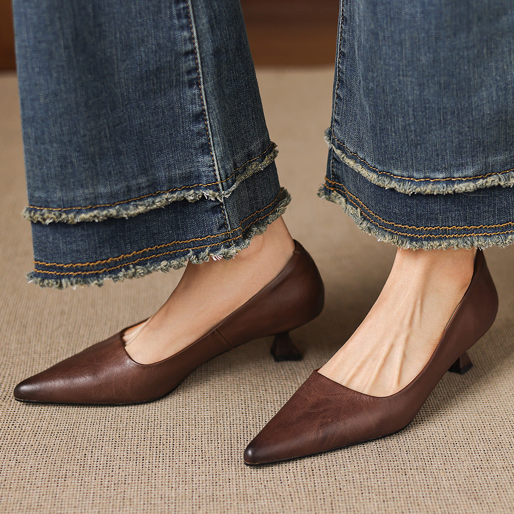 Anna-Berg | Genuine Leather Heels