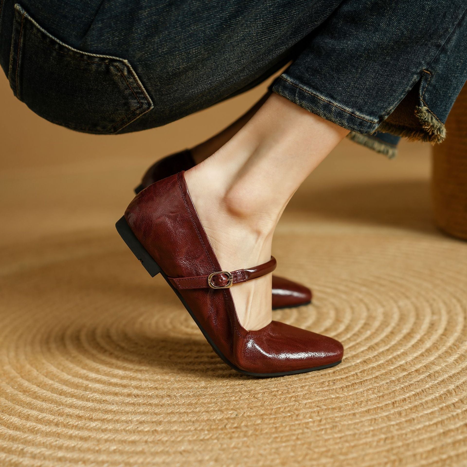 Anna-Berg | Genuine Leather Flats