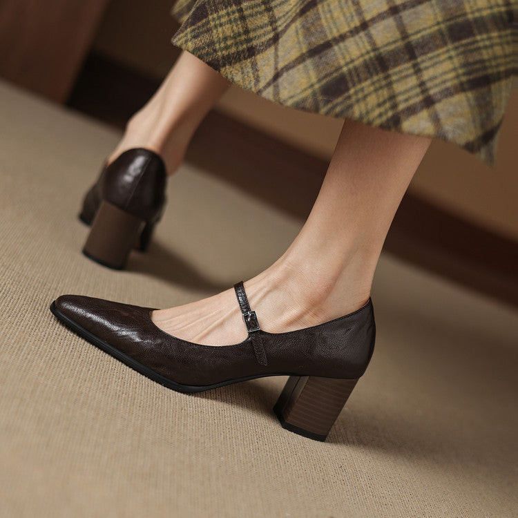 Anna-Berg | Genuine Leather Heels
