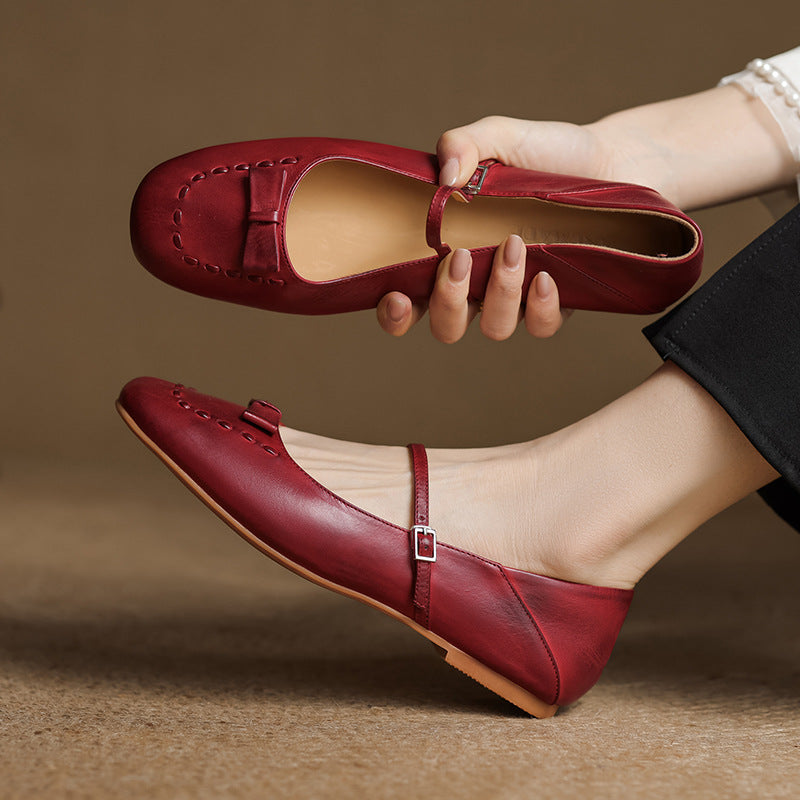 Anna-Berg | Genuine Leather Flats