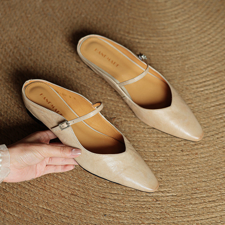 Anna-Berg | Mules + Genuine Leather