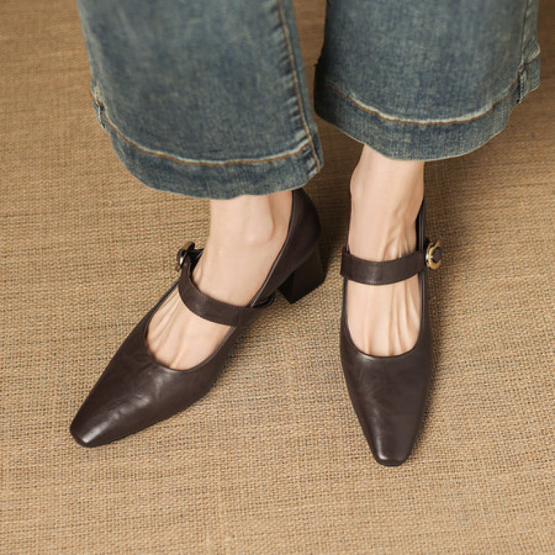 Anna-Berg | Genuine Leather Heels