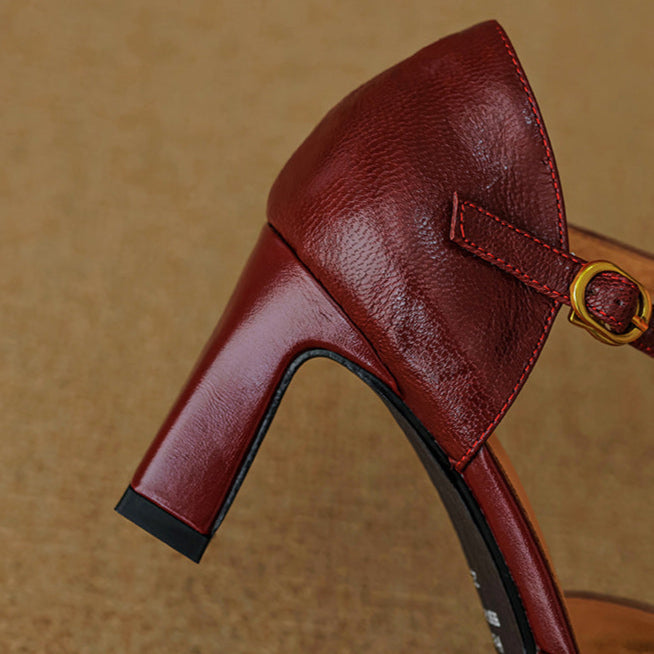 Anna-Berg | Genuine Leather Heels