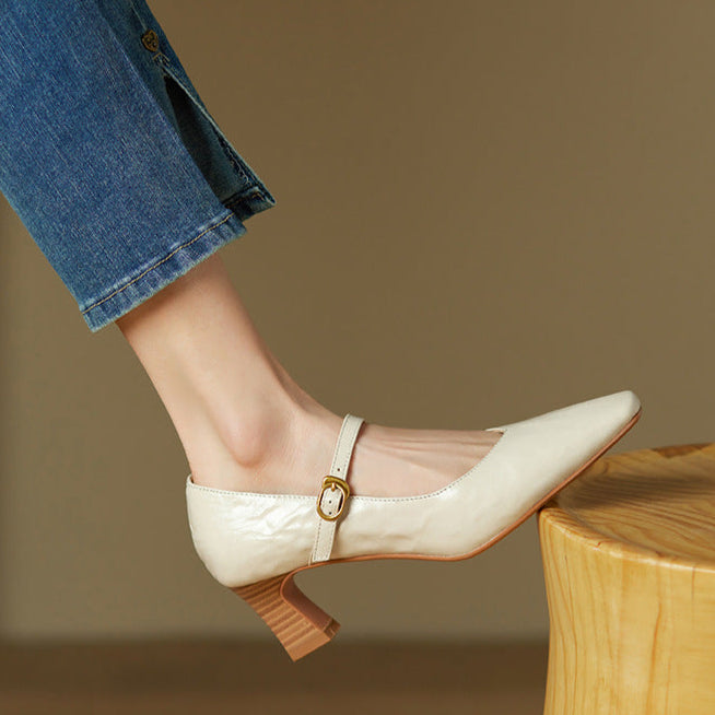 Anna-Berg | Genuine Leather Heels