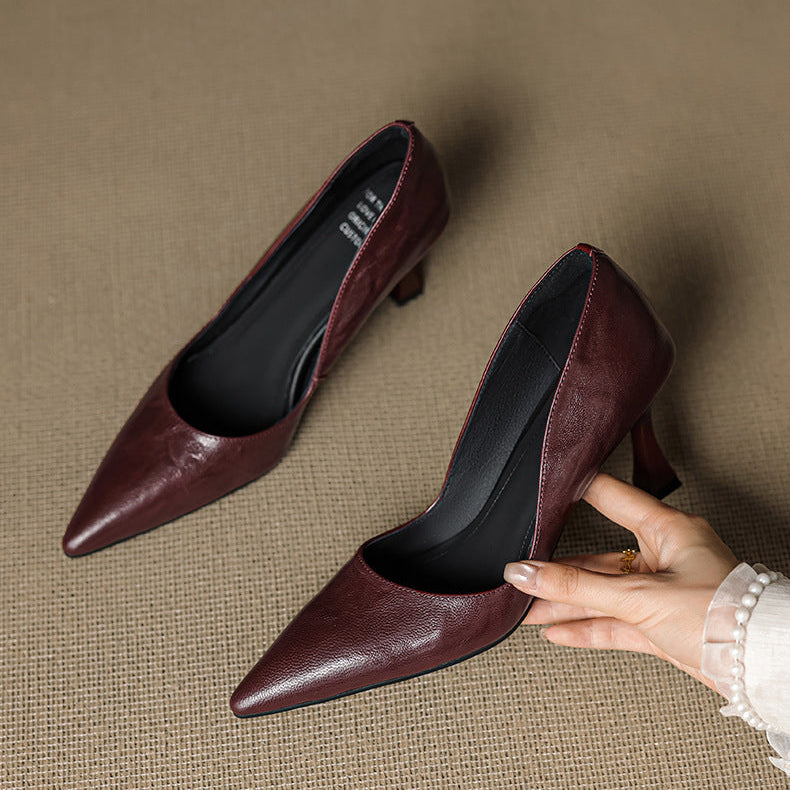 Anna-Berg | Genuine Leather Heels