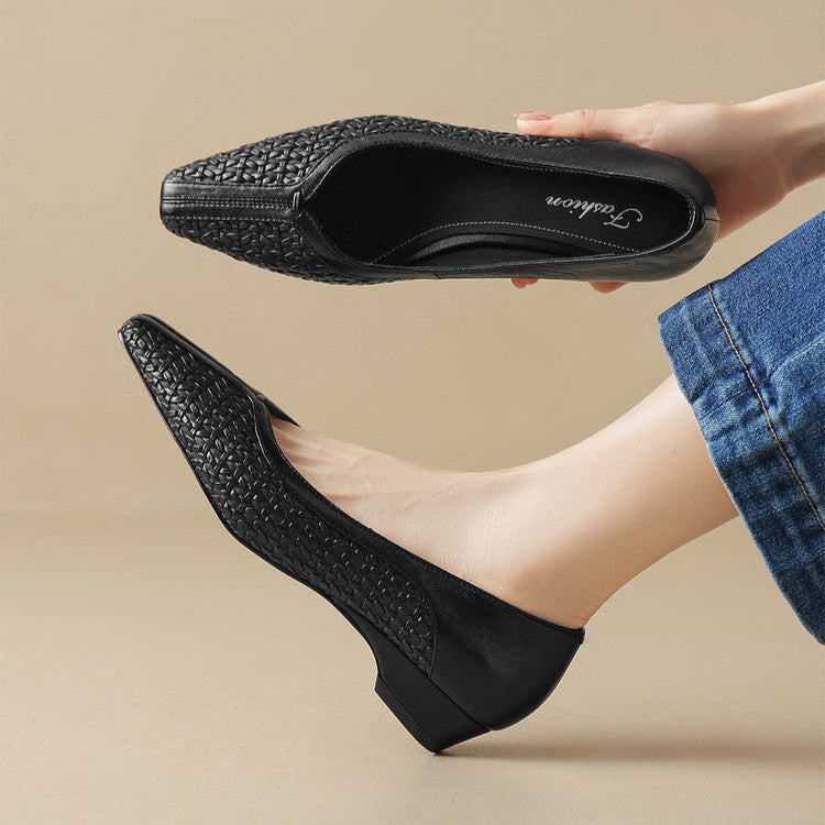 Anna-Berg | Genuine Leather Heels