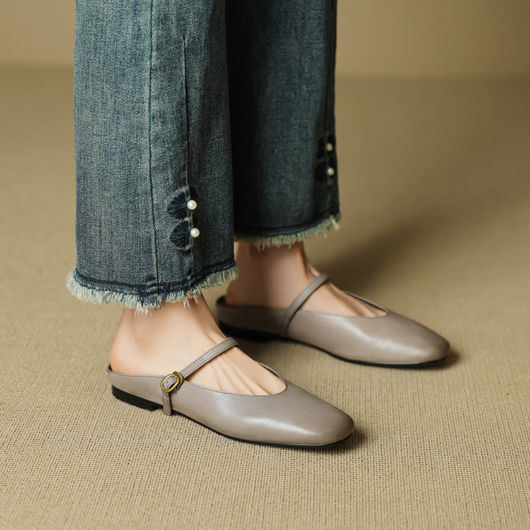 Anna-Berg | Leather Mules