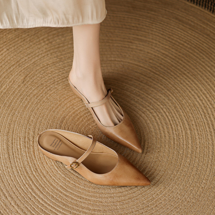 Anna-Berg | Genuine Leather Mules