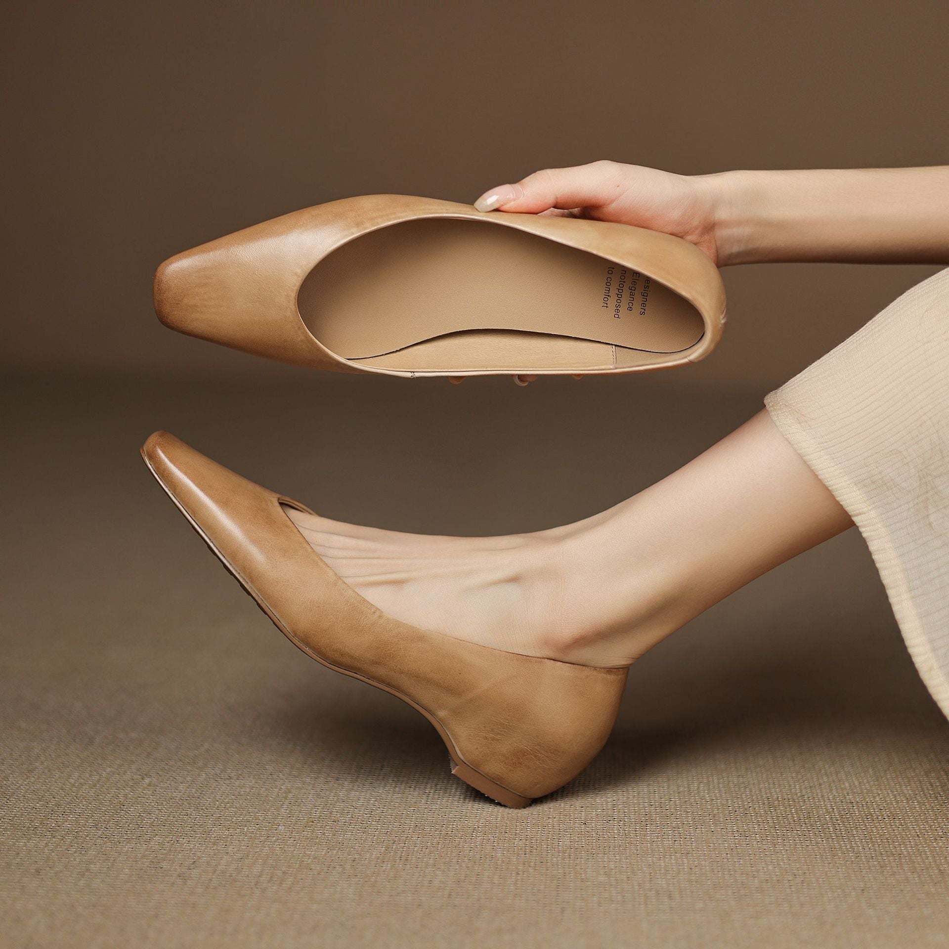 Anna-Berg | Genuine Leather Flats