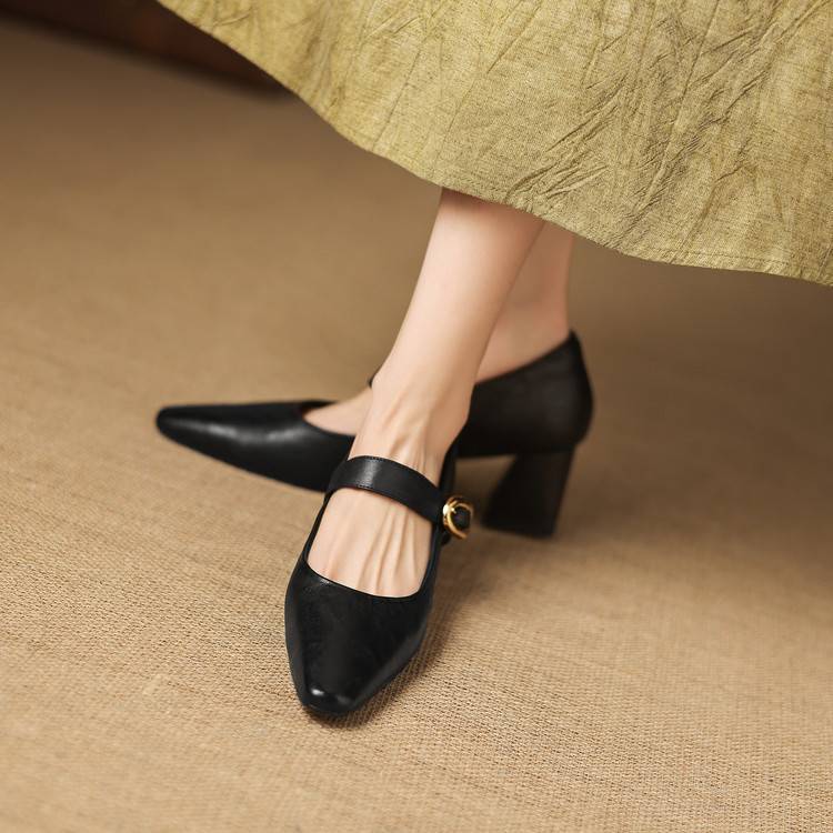 Anna-Berg | Genuine Leather Heels