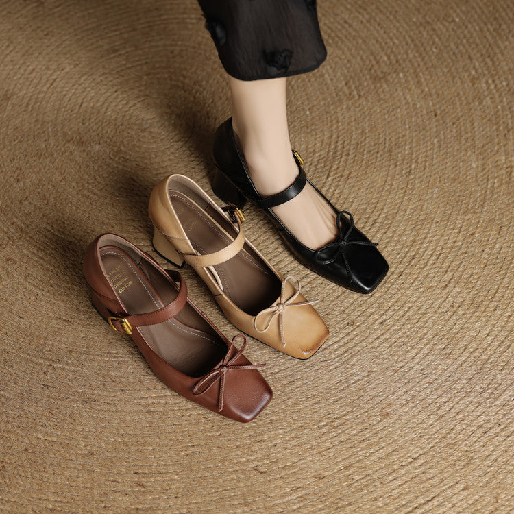 Anna-Berg | Genuine Leather Heels