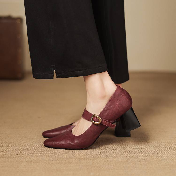 Anna-Berg | Genuine Leather Heels