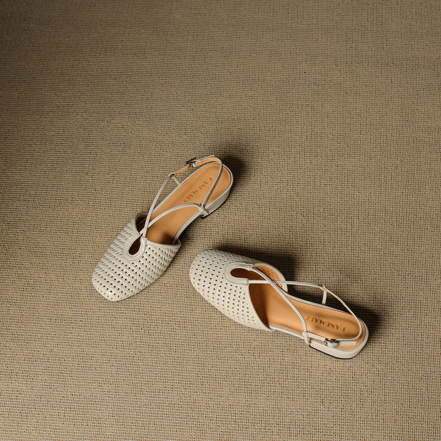 Anna-Berg | Genuine Leather Slingback Heels