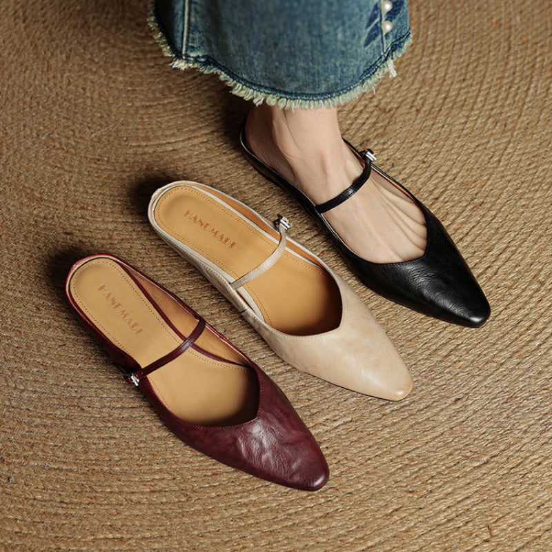 Anna-Berg | Mules + Genuine Leather