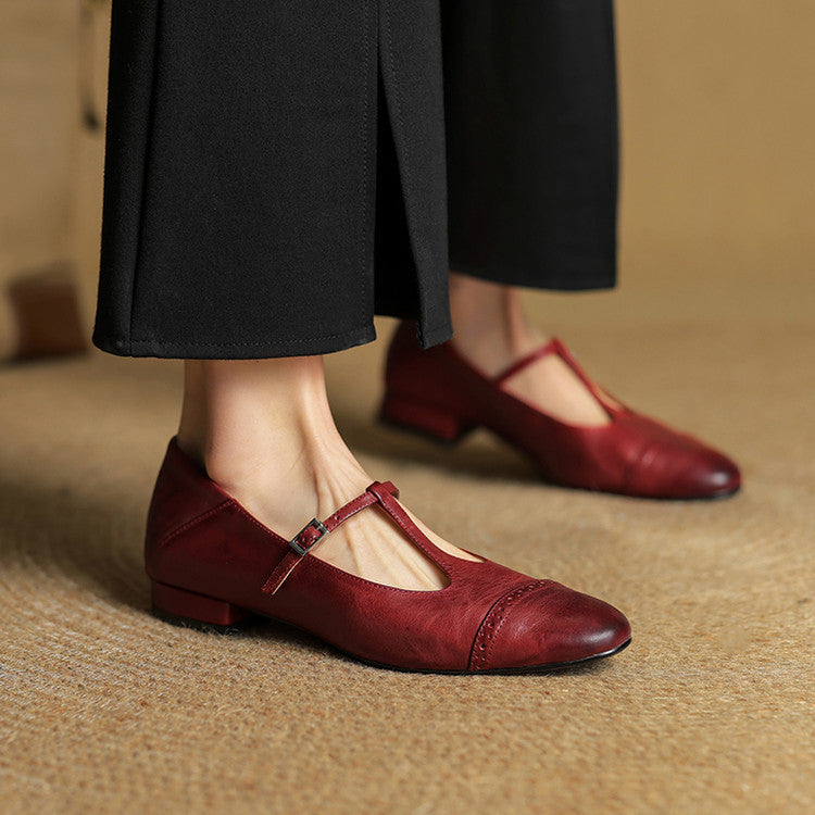 Anna-Berg | Genuine Leather Flats