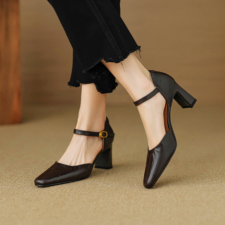 Anna-Berg | Genuine Leather Heels