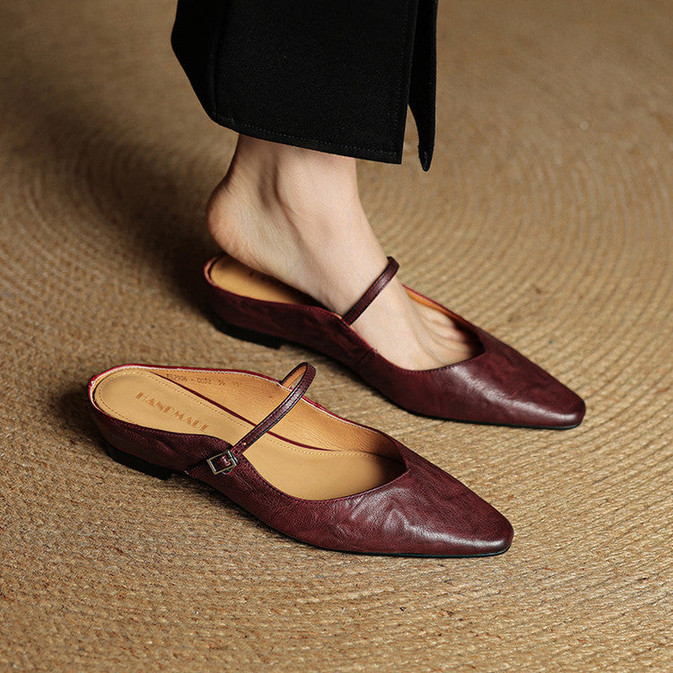 Anna-Berg | Mules + Genuine Leather