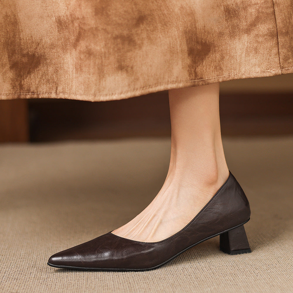Anna-Berg | Genuine Leather Heels