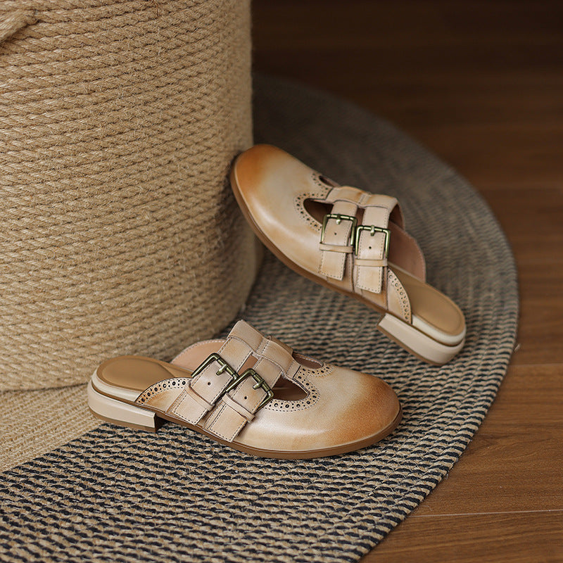 Anna-Berg | Leather Mules