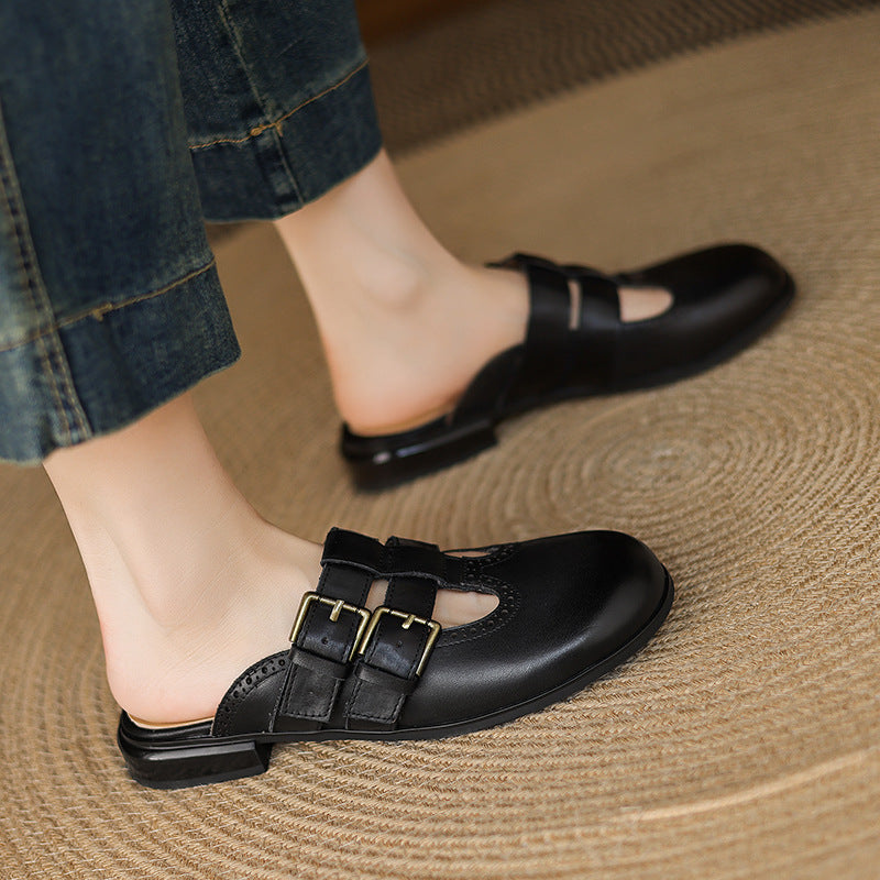 Anna-Berg | Leather Mules