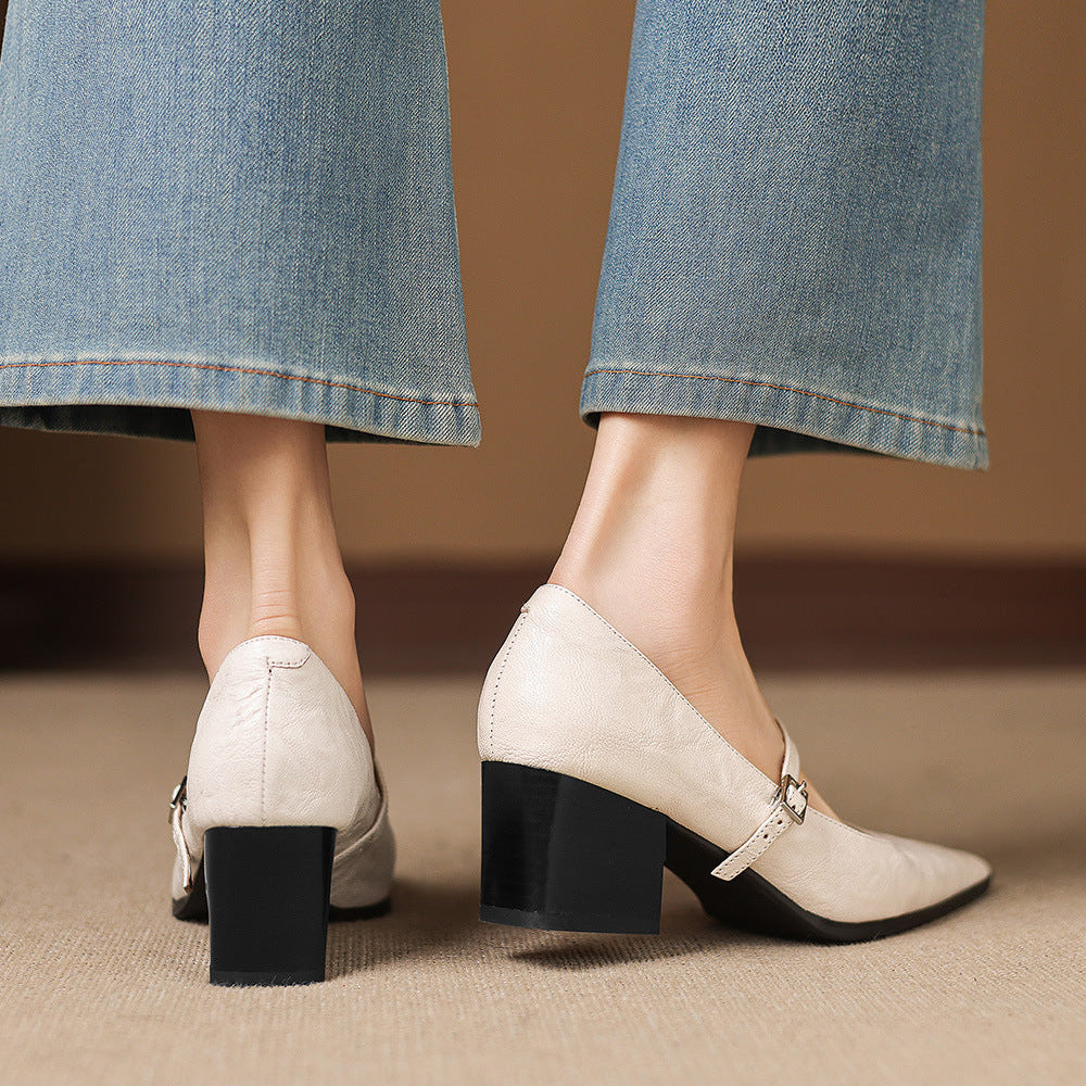 Anna-Berg | Genuine Leather Heels