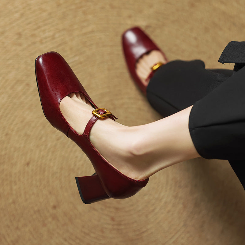 Anna-Berg | Genuine Leather Heels