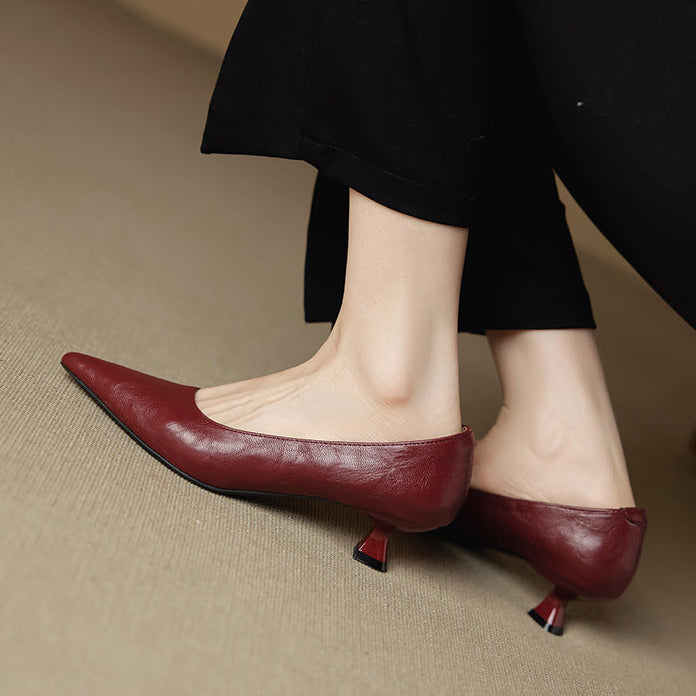 Anna-Berg | Genuine Leather Heels