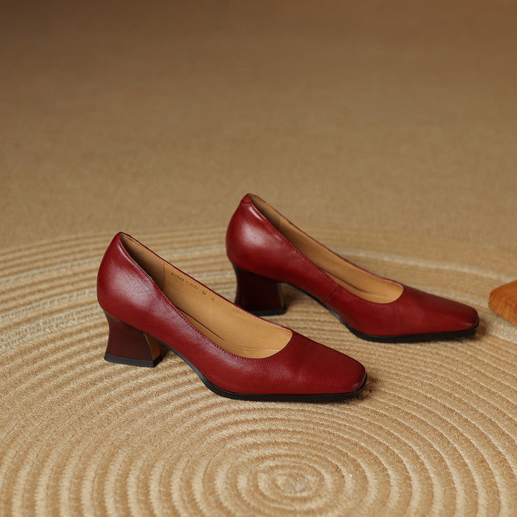 Anna-Berg | Genuine Leather Heels
