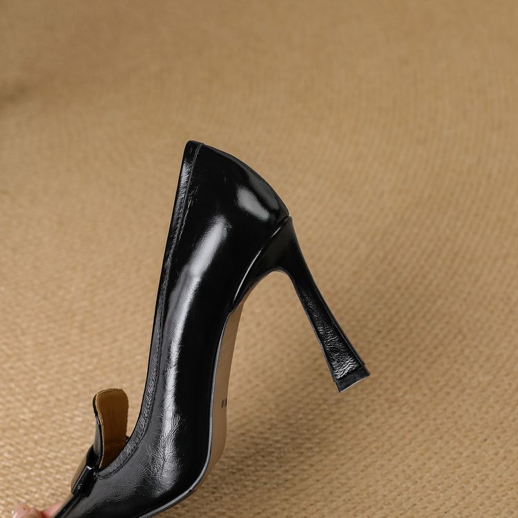 Anna-Berg | Elegant Pointed Toe Leather Heels
