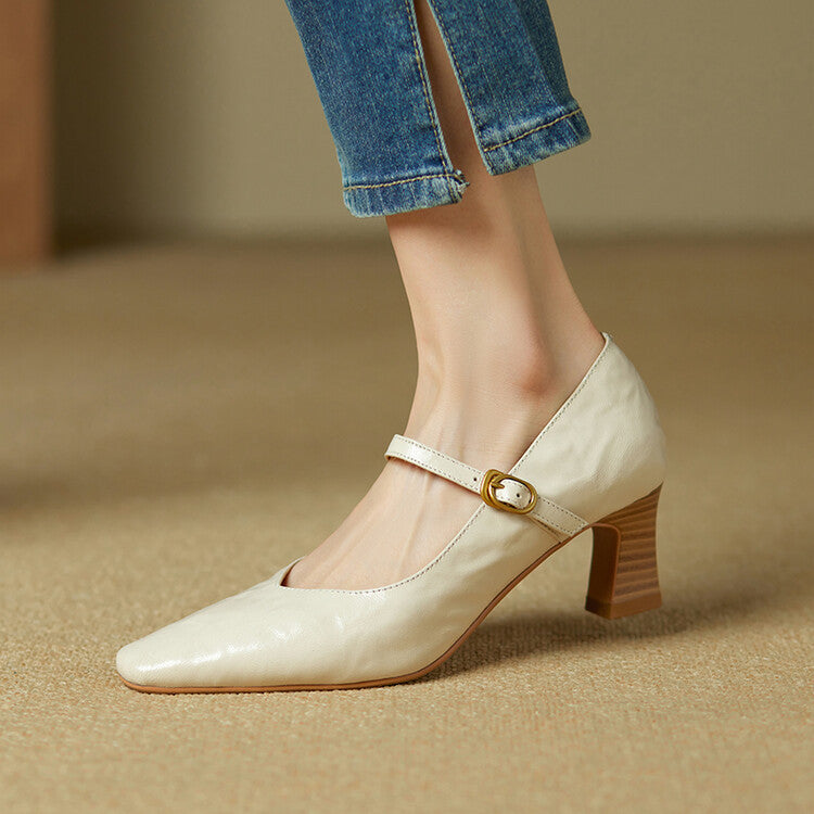 Anna-Berg | Genuine Leather Heels