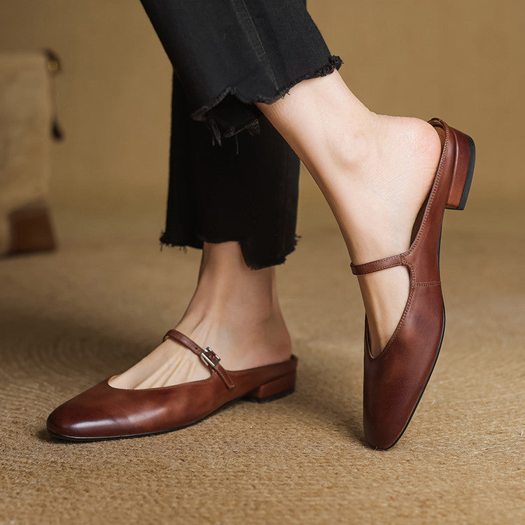 Anna-Berg | Genuine Leather Mules
