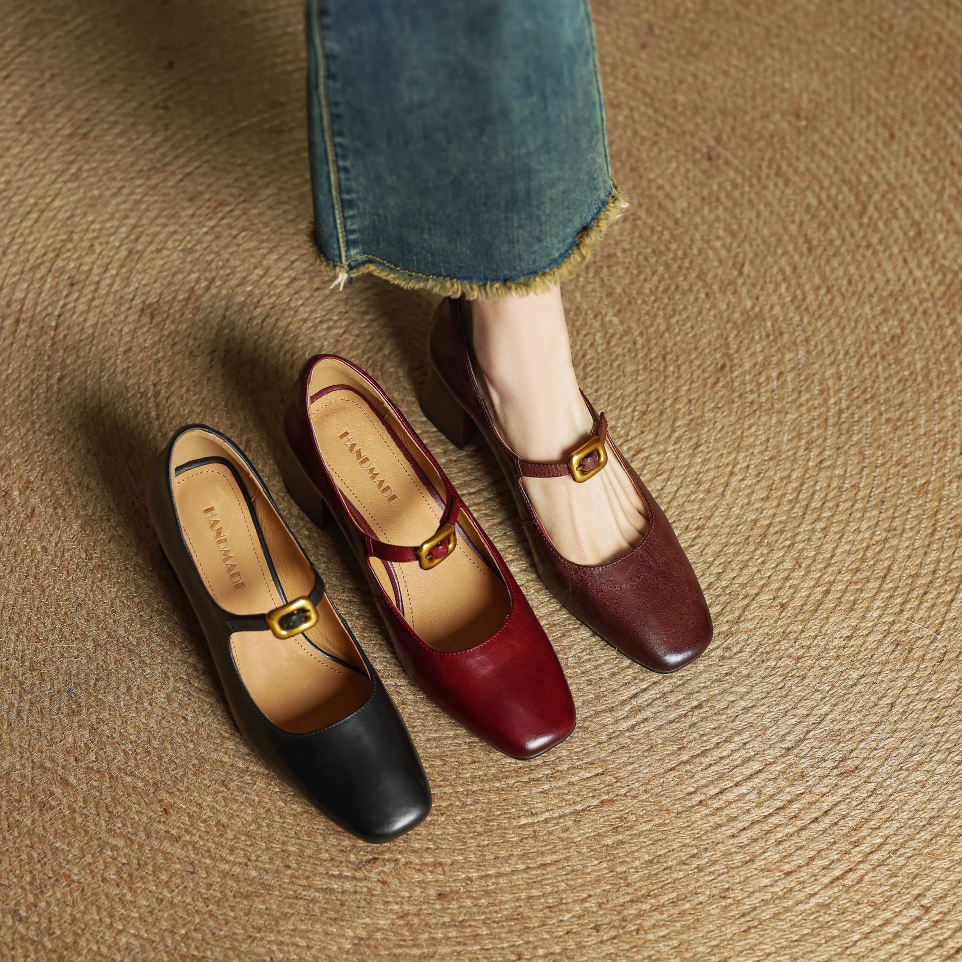 Anna-Berg | Genuine Leather Heels