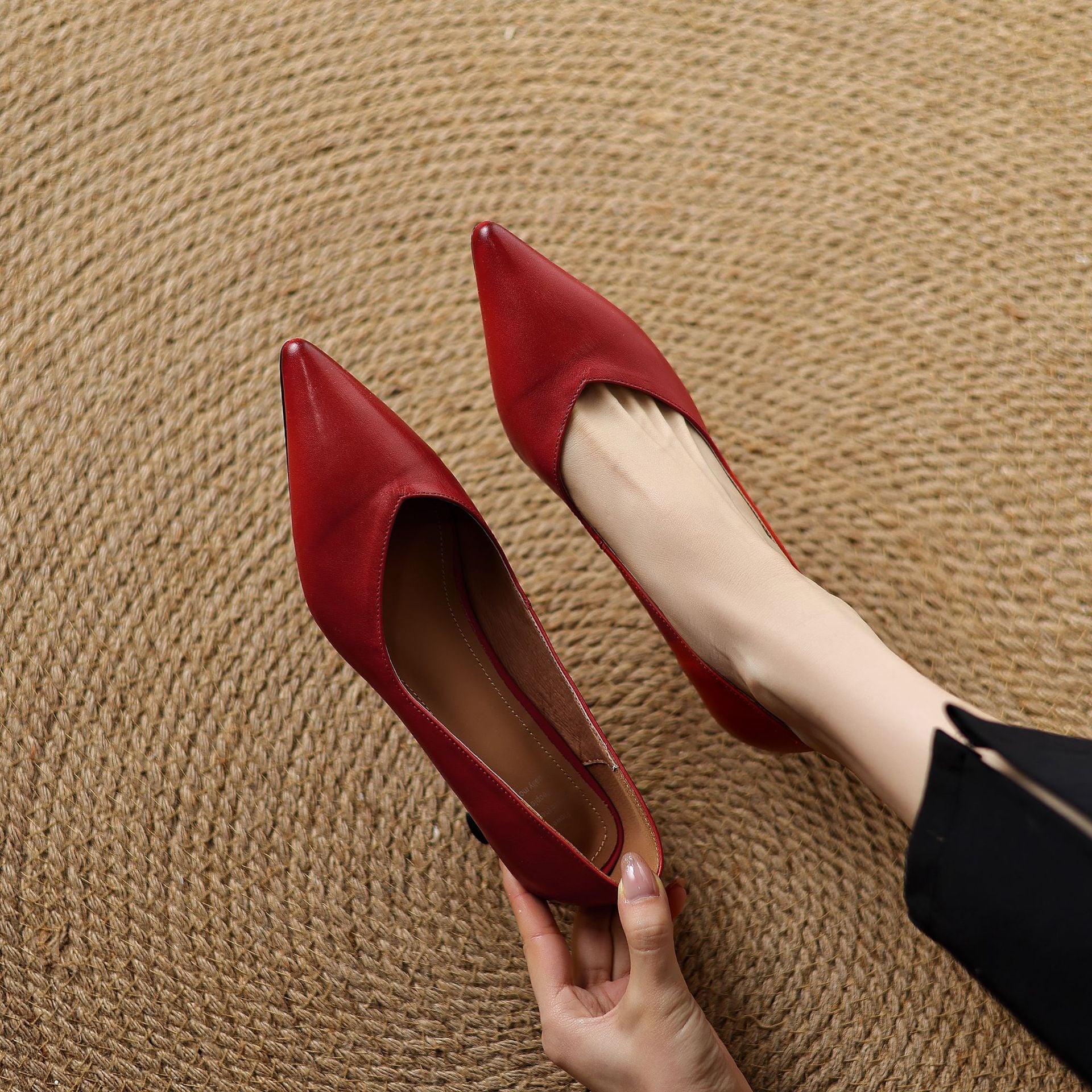 Anna-Berg | Genuine Leather Heels
