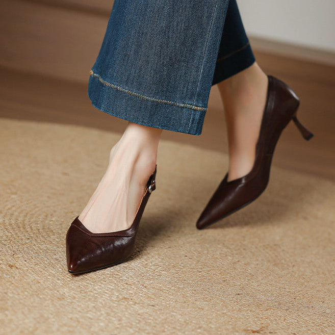 Anna-Berg | Genuine Leather Heels